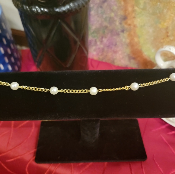 Vintage Gold pearl necklace - Picture 4 of 7